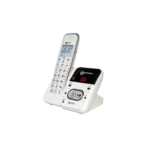 GEEMARC Aamplidect 295 Vezetéknélküli telefon Hallókészülék kompatibilis, hordozható, hívószám kijelzés, fényjelzés