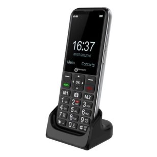   GEEMARC CL 8600 4G képes, hallókészülék kompatibilis segélyhívó mobiltelefon, beszélő gombok, SOS funkcióval