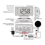Geemarc Wake'n'shake Curve Rezgő Ébresztőóra